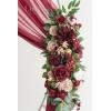 imageLings Moment Wedding Arch Artificial Flowers Ceremony Backdrop 4 Swags of Rose Arbor Centerpieces Decorations Marsala Blush Red White Outdoor Hanging Party Reception Floral Garland Arrangement DecorMarsala  Blush