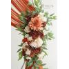 imageLings Moment Wedding Arch Artificial Flowers Ceremony Backdrop 4 Swags of Rose Arbor Centerpieces Decorations Marsala Blush Red White Outdoor Hanging Party Reception Floral Garland Arrangement DecorSunset Terracotta