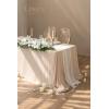 imageLings Moment Wedding Arch Artificial Flowers Ceremony Backdrop 4 Swags of Rose Arbor Centerpieces Decorations Marsala Blush Red White Outdoor Hanging Party Reception Floral Garland Arrangement DecorWhite  Sage