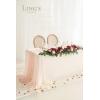 imageLings Moment Wedding Arch Artificial Flowers Ceremony Backdrop 4 Swags of Rose Arbor Centerpieces Decorations Marsala Blush Red White Outdoor Hanging Party Reception Floral Garland Arrangement DecorMarsala  Blush