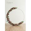 imageLings Moment Wedding Arch Artificial Flowers Ceremony Backdrop 4 Swags of Rose Arbor Centerpieces Decorations Marsala Blush Red White Outdoor Hanging Party Reception Floral Garland Arrangement DecorMarsala  Blush