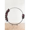 imageLings Moment Wedding Arch Artificial Flowers Ceremony Backdrop 4 Swags of Rose Arbor Centerpieces Decorations Marsala Blush Red White Outdoor Hanging Party Reception Floral Garland Arrangement DecorBlack  Burgundy