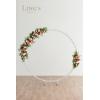 imageLings Moment Wedding Arch Artificial Flowers Ceremony Backdrop 4 Swags of Rose Arbor Centerpieces Decorations Marsala Blush Red White Outdoor Hanging Party Reception Floral Garland Arrangement DecorSunset Terracotta