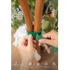 imageLings Moment 175quot Tall Standing Artificial Flowers Arrangements 4pcs Fall Wedding Aisle Runner Chair Decorations Blush ampamp Pink Centerpieces for Ceremony Reception Rose Floral Party OutdoorBludusty Blue  Navy Blue  White2024
