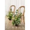 imageLings Moment 175quot Tall Standing Artificial Flowers Arrangements 4pcs Fall Wedding Aisle Runner Chair Decorations Blush ampamp Pink Centerpieces for Ceremony Reception Rose Floral Party OutdoorGrvariety Greenery