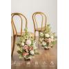 imageLings Moment 175quot Tall Standing Artificial Flowers Arrangements 4pcs Fall Wedding Aisle Runner Chair Decorations Blush ampamp Pink Centerpieces for Ceremony Reception Rose Floral Party OutdoorPkblush Garden