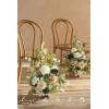 imageLings Moment 175quot Tall Standing Artificial Flowers Arrangements 4pcs Fall Wedding Aisle Runner Chair Decorations Blush ampamp Pink Centerpieces for Ceremony Reception Rose Floral Party OutdoorGrnemerald  Tawny Beige