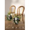 imageLings Moment 175quot Tall Standing Artificial Flowers Arrangements 4pcs Fall Wedding Aisle Runner Chair Decorations Blush ampamp Pink Centerpieces for Ceremony Reception Rose Floral Party OutdoorPrsage Purple  Provence Blue