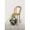 imageLings Moment 175quot Tall Standing Artificial Flowers Arrangements 4pcs Fall Wedding Aisle Runner Chair Decorations Blush ampamp Pink Centerpieces for Ceremony Reception Rose Floral Party OutdoorPrsage Purple  Provence Blue
