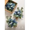 imageLings Moment 175quot Tall Standing Artificial Flowers Arrangements 4pcs Fall Wedding Aisle Runner Chair Decorations Blush ampamp Pink Centerpieces for Ceremony Reception Rose Floral Party OutdoorBludusty Blue  Navy Blue