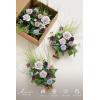 imageLings Moment 175quot Tall Standing Artificial Flowers Arrangements 4pcs Fall Wedding Aisle Runner Chair Decorations Blush ampamp Pink Centerpieces for Ceremony Reception Rose Floral Party OutdoorPrsage Purple  Provence Blue
