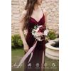 imageLings Moment Bridesmaid Bouquet Plum ampamp Plum Lily Wedding Bouquets for Bridesmaids Purple 7 Inch Bridal Bouquets for Bridesmaids Wedding Ceremony Anniversary etcRedmarsala  Blush