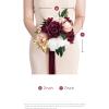 imageLings Moment Bridesmaid Bouquet Plum ampamp Plum Lily Wedding Bouquets for Bridesmaids Purple 7 Inch Bridal Bouquets for Bridesmaids Wedding Ceremony Anniversary etcRedmarsala  Blush