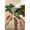 imageLings Moment Mr and Mrs SignBride and Groom Chair Sign for Wedding Chair Decor2 Pack Artificial Flower Garland for WeddingPartyHome Centerpiece Table Decorations Dusty Blue ampamp Navy