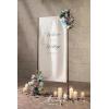 imageLings Moment Wedding Welcome Sign Floral Swag 175quot Tall Standing Artificial Flowers Backdrop Garland White Green Ceremony Reception Wall Easel Home Entryway Board Table Decorations NOT Include SignDusty Rose  Navy