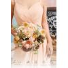 imageLings moment Bridesmaid Bouquet Set of 4 Brown ampamp Beige Wedding Bouquets for Bridesmaids 7 Inch Nut Brown Bridal Bouquets for Bridesmaids Wedding Ceremony Anniversary etcOryellow Apricot  Peach