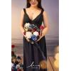 imageLings moment Bridesmaid Bouquet Set of 4 Brown ampamp Beige Wedding Bouquets for Bridesmaids 7 Inch Nut Brown Bridal Bouquets for Bridesmaids Wedding Ceremony Anniversary etcBluburgundy  Navy Blue