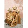 imageLings moment Bridesmaid Bouquet Set of 4 Brown ampamp Beige Wedding Bouquets for Bridesmaids 7 Inch Nut Brown Bridal Bouquets for Bridesmaids Wedding Ceremony Anniversary etcOryellow Apricot  Peach