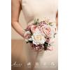 imageLings moment Bridesmaid Bouquet Set of 4 Brown ampamp Beige Wedding Bouquets for Bridesmaids 7 Inch Nut Brown Bridal Bouquets for Bridesmaids Wedding Ceremony Anniversary etcPkdusty Rose  Gold