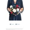 imageLings moment Bridesmaid Bouquet Set of 4 Brown ampamp Beige Wedding Bouquets for Bridesmaids 7 Inch Nut Brown Bridal Bouquets for Bridesmaids Wedding Ceremony Anniversary etcBluburgundy  Navy Blue