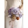 imageLings moment Bridesmaid Bouquet Set of 4 Brown ampamp Beige Wedding Bouquets for Bridesmaids 7 Inch Nut Brown Bridal Bouquets for Bridesmaids Wedding Ceremony Anniversary etcPrplastermustard