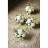 imageLings moment Bridesmaid Bouquet Set of 4 Brown ampamp Beige Wedding Bouquets for Bridesmaids 7 Inch Nut Brown Bridal Bouquets for Bridesmaids Wedding Ceremony Anniversary etcWhtlily of the Valley White