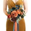 Or-orange & Dark Teal