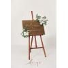 imageLings Moment 2pcs Fall Wedding Artificial Floral Swags Welcome Sign Flowers Backdrop Garlands Brown for Ceremony Reception Door Wall Home Decorations Entryway Outdoor Board Table DecorWhtwhite  Sage