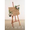 imageLings Moment 2pcs Fall Wedding Artificial Floral Swags Welcome Sign Flowers Backdrop Garlands Brown for Ceremony Reception Door Wall Home Decorations Entryway Outdoor Board Table DecorPkdusty Rose  Navy