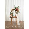 imageLings Moment 2pcs Fall Wedding Artificial Floral Swags Welcome Sign Flowers Backdrop Garlands Brown for Ceremony Reception Door Wall Home Decorations Entryway Outdoor Board Table DecorOrsunset Terracotta