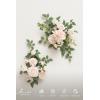 imageLings Moment 2pcs Fall Wedding Artificial Floral Swags Welcome Sign Flowers Backdrop Garlands Brown for Ceremony Reception Door Wall Home Decorations Entryway Outdoor Board Table DecorPkglowing Blush