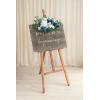 imageLings Moment 2pcs Fall Wedding Artificial Floral Swags Welcome Sign Flowers Backdrop Garlands Brown for Ceremony Reception Door Wall Home Decorations Entryway Outdoor Board Table DecorBludusty Blue  Navy Blue