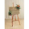 imageLings Moment 2pcs Fall Wedding Artificial Floral Swags Welcome Sign Flowers Backdrop Garlands Brown for Ceremony Reception Door Wall Home Decorations Entryway Outdoor Board Table DecorOrdark Teal  Burnt Orange