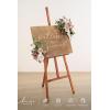 imageLings Moment 2pcs Fall Wedding Artificial Floral Swags Welcome Sign Flowers Backdrop Garlands Brown for Ceremony Reception Door Wall Home Decorations Entryway Outdoor Board Table DecorPkdusty Rose  Mauve
