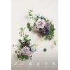 imageLings Moment 2pcs Fall Wedding Artificial Floral Swags Welcome Sign Flowers Backdrop Garlands Brown for Ceremony Reception Door Wall Home Decorations Entryway Outdoor Board Table DecorBlusage Purple  Provence Blue