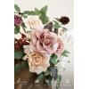 imageLings Moment 2pcs Fall Wedding Artificial Floral Swags Welcome Sign Flowers Backdrop Garlands Brown for Ceremony Reception Door Wall Home Decorations Entryway Outdoor Board Table DecorPkdusty Rose  Mauve
