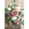 imageLings Moment 2pcs Fall Wedding Artificial Floral Swags Welcome Sign Flowers Backdrop Garlands Brown for Ceremony Reception Door Wall Home Decorations Entryway Outdoor Board Table DecorPkdusty Rose  Cream