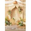 imageLings Moment 2pcs Fall Wedding Floral Swags Welcome Sign Artificial Flowers Backdrop Garlands Emerald ampamp Tawny Beige Ceremony Reception Door Wall Easel Home Decoration Entryway Outdoor Head Table