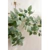 imageLings Moment Artificial Rose Green Leaf Garland Greenery Vine for DIY Wedding Head Table Welcome Sign Table Centerpieces Candle Ring Fireplace Plant Leaves Garland Decor
