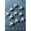 imageLings Moment Boutonniere for Men 10pcs Groomsmen Guest Boutonniere Artificial Flowers for Wedding DcorPromHomecomingetcDeep PurpleBlublue