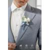 imageLings Moment Boutonniere for Men 10pcs Groomsmen Guest Boutonniere Artificial Flowers for Wedding DcorPromHomecomingetcDeep PurpleBlublue