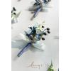 imageLings Moment Boutonniere for Men 10pcs Groomsmen Guest Boutonniere Artificial Flowers for Wedding DcorPromHomecomingetcDeep PurpleBlunavy Blue  Berry