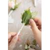 imageLings Moment Boutonniere for Men 10pcs Groomsmen Guest Boutonniere Artificial Flowers for Wedding DcorPromHomecomingetcDeep PurplePkblush  Pink