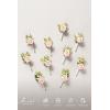 imageLings Moment Boutonniere for Men 10pcs Groomsmen Guest Boutonniere Artificial Flowers for Wedding DcorPromHomecomingetcDeep PurplePkblush  Pink