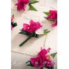 imageLings Moment Boutonniere for Men 10pcs Groomsmen Guest Boutonniere Artificial Flowers for Wedding DcorPromHomecomingetcDeep PurplePkhot Pink  Magenta Blush