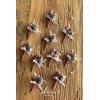 imageLings Moment Boutonniere for Men 10pcs Groomsmen Guest Boutonniere Artificial Flowers for Wedding DcorPromHomecomingetcDeep PurplePkpink Mauve  Berry