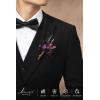 imageLings Moment Boutonniere for Men 10pcs Groomsmen Guest Boutonniere Artificial Flowers for Wedding DcorPromHomecomingetcDeep PurplePrpldeep Purple