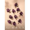 imageLings Moment Boutonniere for Men 10pcs Groomsmen Guest Boutonniere Artificial Flowers for Wedding DcorPromHomecomingetcDeep PurplePrpldeep Purple