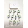 imageLings Moment Boutonniere for Men 10pcs Groomsmen Guest Boutonniere Artificial Flowers for Wedding DcorPromHomecomingetcDeep PurplePrplpurple