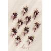 imageLings Moment Boutonniere for Men 10pcs Groomsmen Guest Boutonniere Artificial Flowers for Wedding DcorPromHomecomingetcDeep PurpleRedmarsala  Black Berry